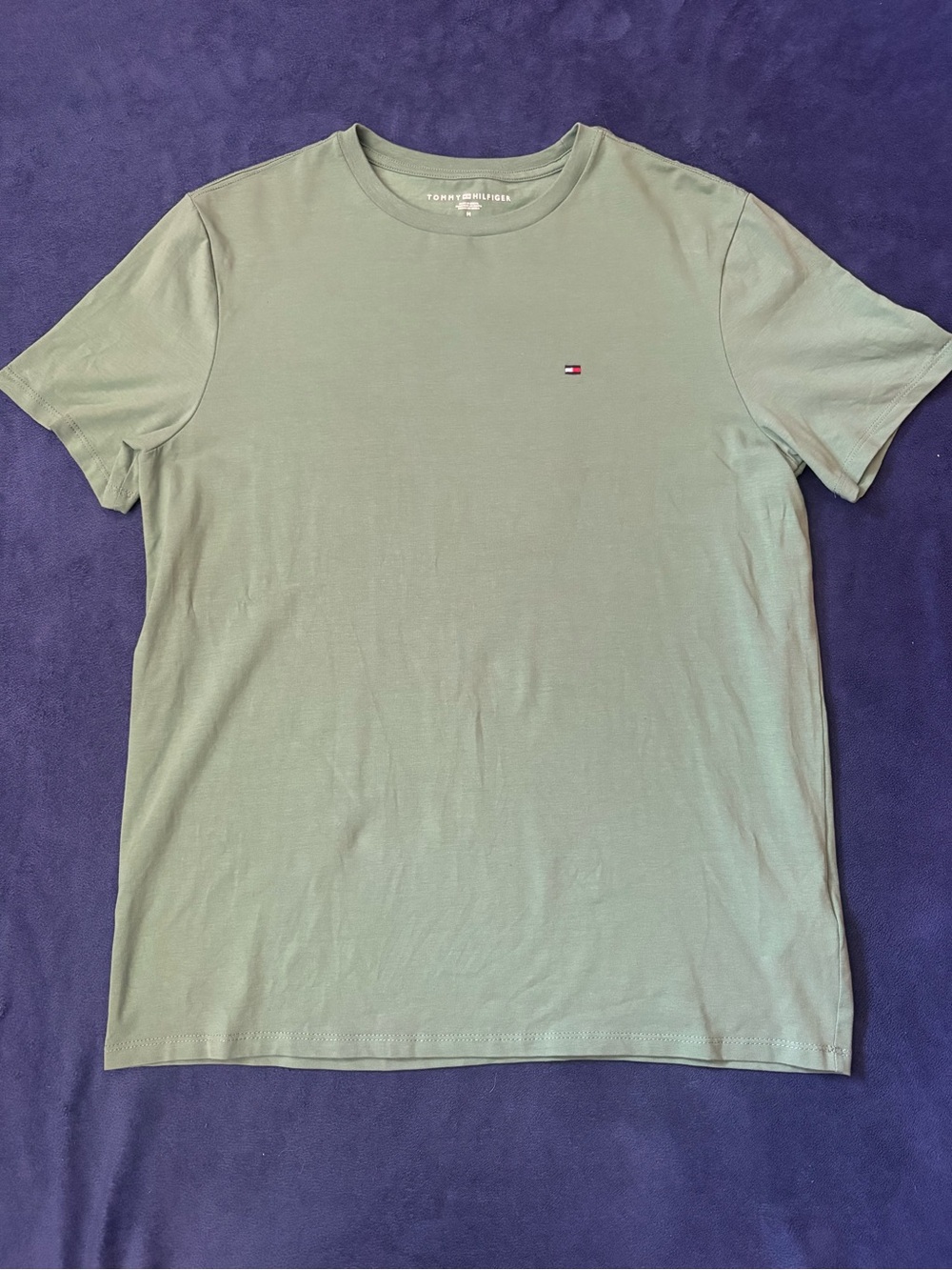 Tommy Hilfiger Men’s Green Classic Logo T-Shirt